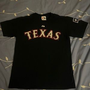 Texas Rangers T-Shirt size small Wilson 34